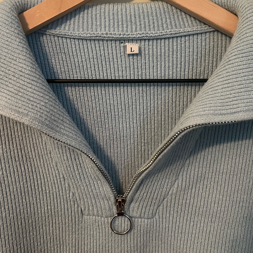 Knit Quarter Zip Pullover - Picture 3 of 7